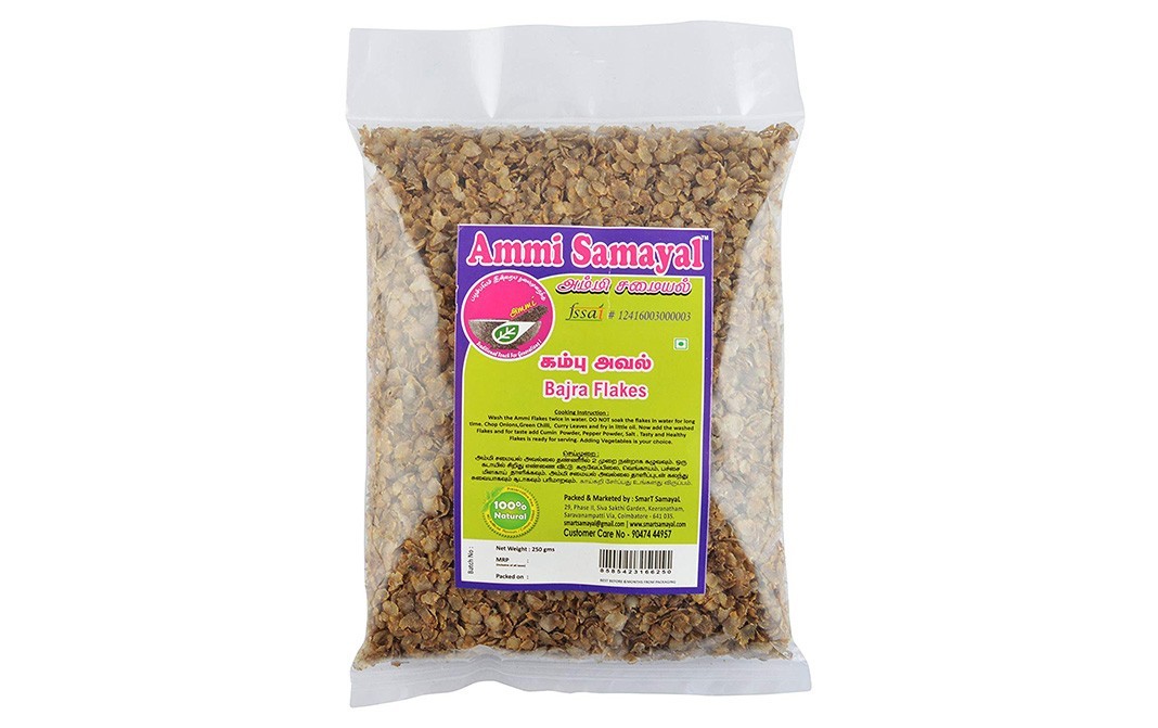 Ammi Samayal Bajra Flakes    Pack  250 grams